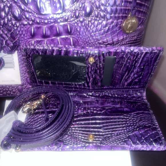 Brahmin Duxbury Ultraviolet Set & Butterfly Tassel - Picture 5 of 16